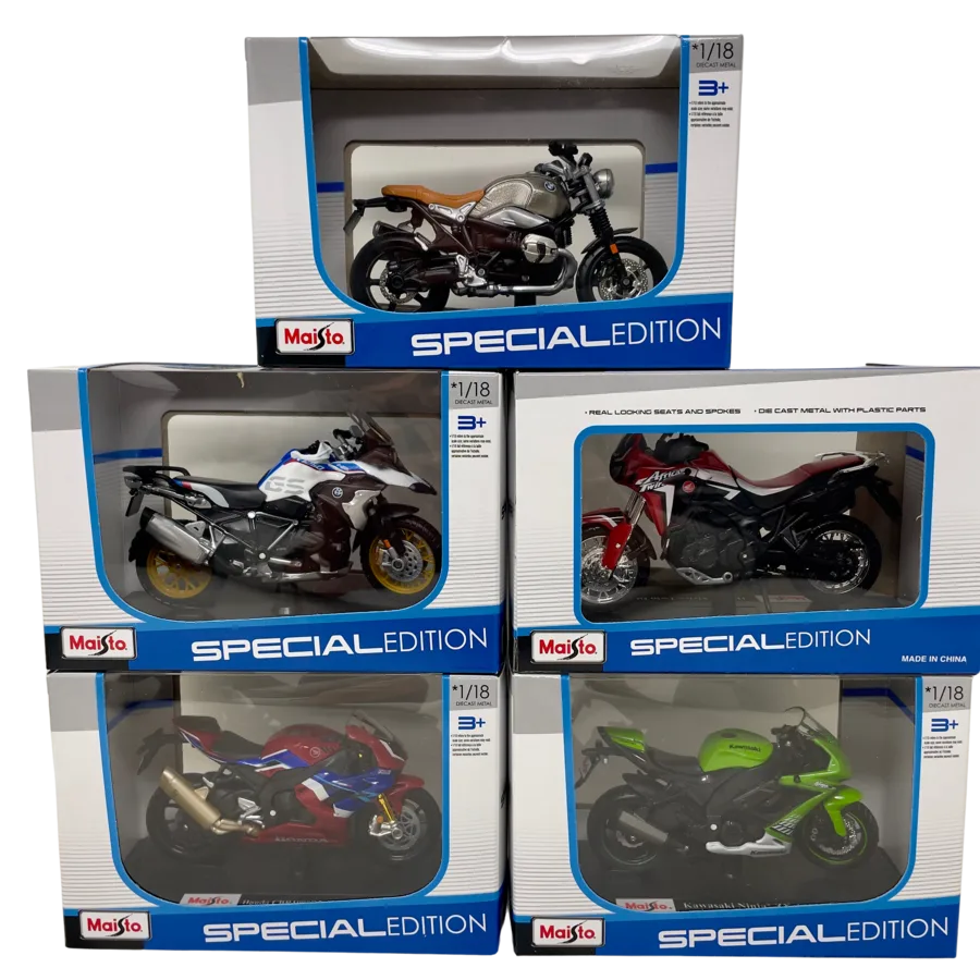 Moto Stradali in Scala 1:18 Expo - Maisto | 7cm x 12cm x 4cm