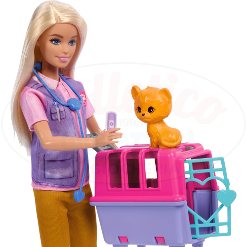 Barbie Carriere - Salvataggio e Recupero Animali Playset