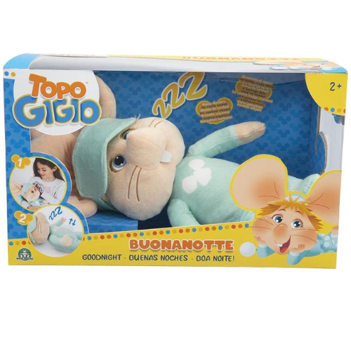 Peluche Interattivo Topo Gigio Buonanotte: Il Compagno Perfetto per la Nanna dei Bambini