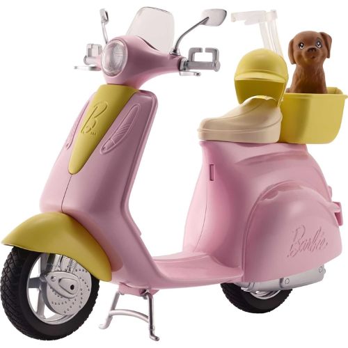 Barbie Scooter e Cagnolino: Divertimento su Due Ruote