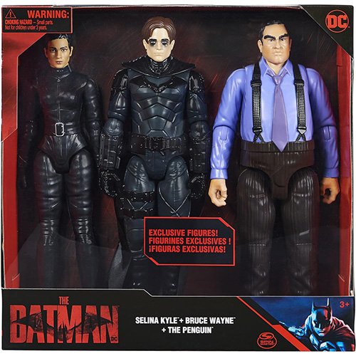 DC The Batman: Selina Kyle - Bruce Wayne - Il Pinguino (30 cm)