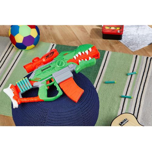 Nerf DinoSquad Rex-Rampage | Blaster Motorizzato con 20 Freccette