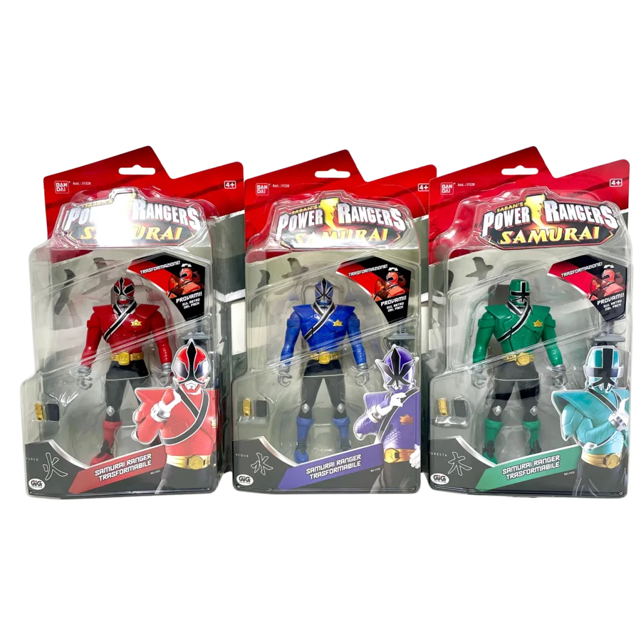 Power Rangers Samurai – Action Figure 18 cm - Hasbro | 8cm x 5cm x 18cm