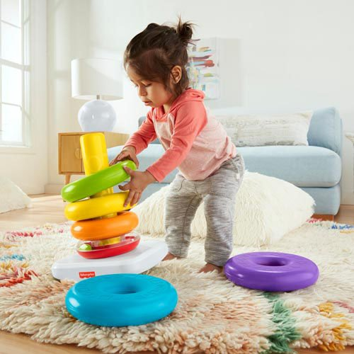 Fisher-Price Giant Rock-A-Stack: Giocattolo Educativo per Bambini | Solletico Giocattoli