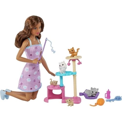 Barbie e Gattini - Playset Giochi dei Cuccioli
