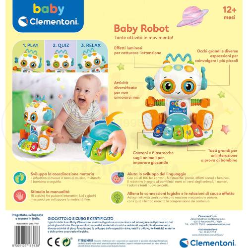 Clementoni Baby Robot | Gioco Elettronico per Piccoli Geni