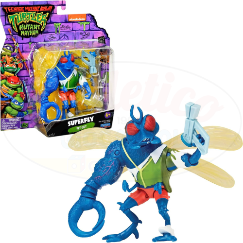 Ninja Turtles Mutant Mayhem: Action Figures Esclusive - Playmates Toys | 6,5cm x 4,5cm x 12cm
