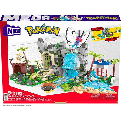 Pokémon Jungle Voyage: Spedizione nella Giungla - Mega | 44cm x 8,5cm x 32,5cm