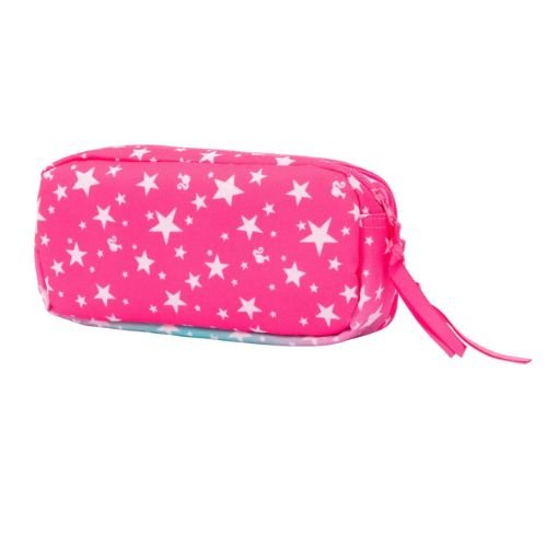 Astuccio Porta Penne Barbie Mattel: Maxi Bustina 2 Zip per Scuola
