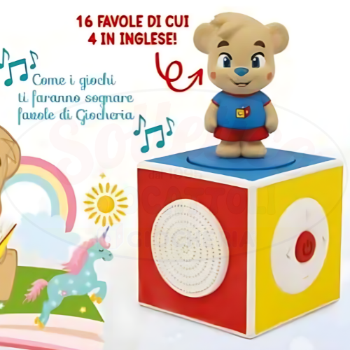 Giò Baby Raccontastorie Orso Giò: Il Giocattolo Educativo che Stimola la Fantasia dei Bambini