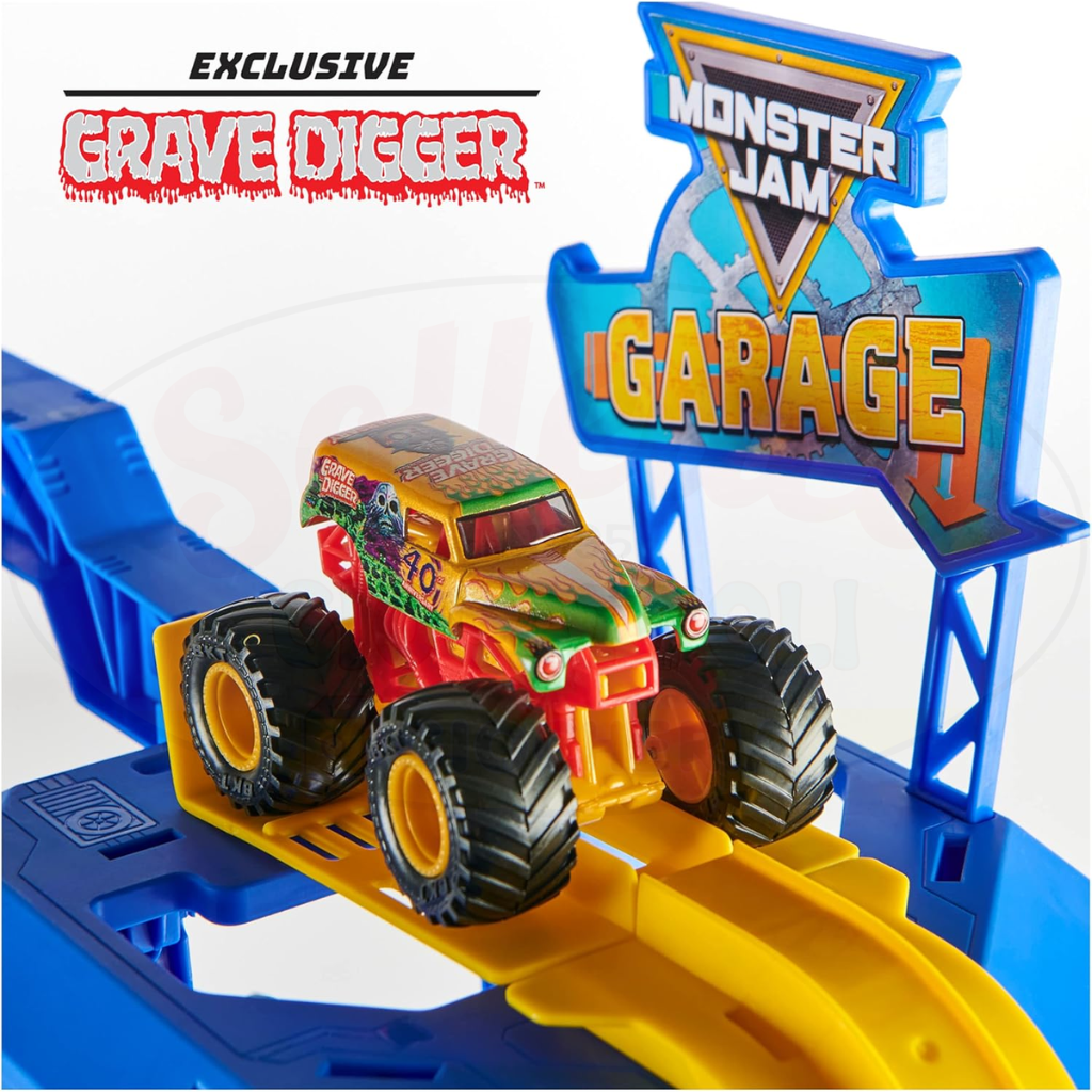 Monster Jam Garage Playset - Divertimento Epico con Acrobazie e Azione