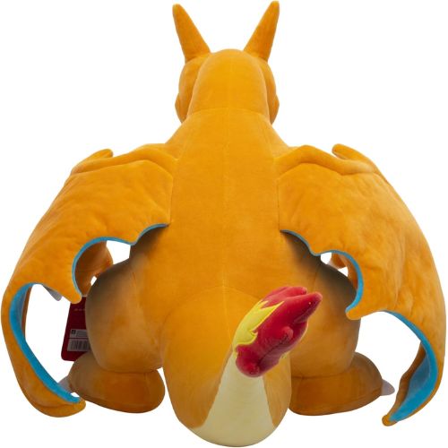 Charizard Peluche Pokémon 60 cm - Morbido Peluche Ufficiale per Avventure Leggendarie