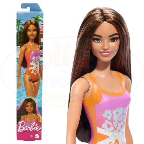 Barbie Beach: Bambola con Costume da Mare - Scegli tra Bionda o Castana