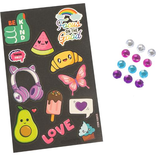 Influencer Fashion Book Rosa con Penna Pom Pom Verde