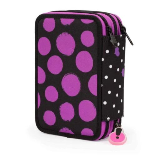 Astuccio Triplo Dark Love Go Pop con Set Completo Scuola