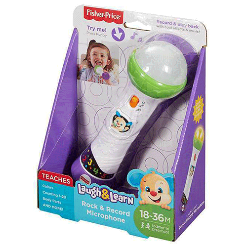 Fisher-Price - Ridi e Impara: Microfono Baby Rock