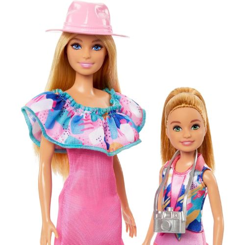 Barbie e Stacie to The Rescue - Set di Bambole con Accessori - Mattel | 18cm 5,5cm 29cm