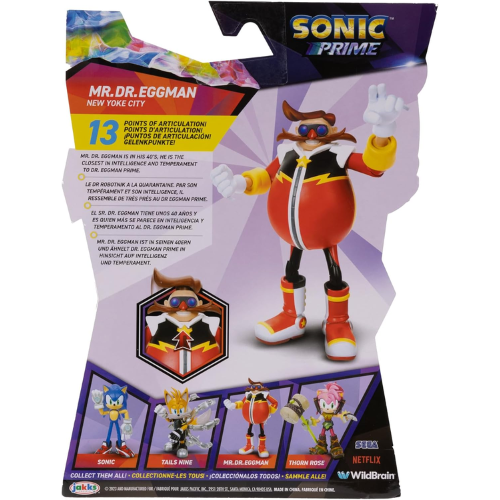 Mr. Dr. Eggman di Sonic Prime - Disponibile da Solletico Giocattoli