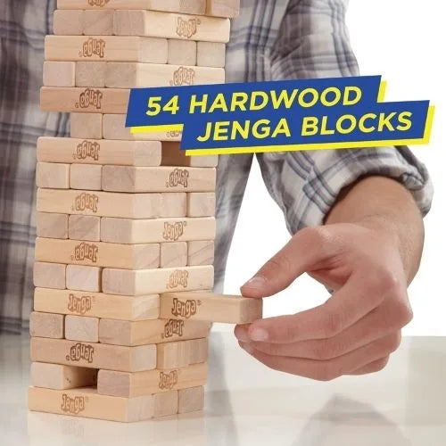 Jenga Originale Hasbro – Sfida di Mattoncini per Tutta la Famiglia