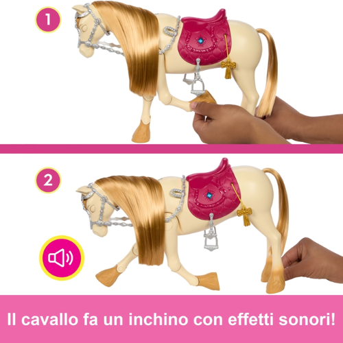 Barbie Mysteries The Great Horse Chase: Cavallo Interattivo con 20+ Suoni e Accessori
