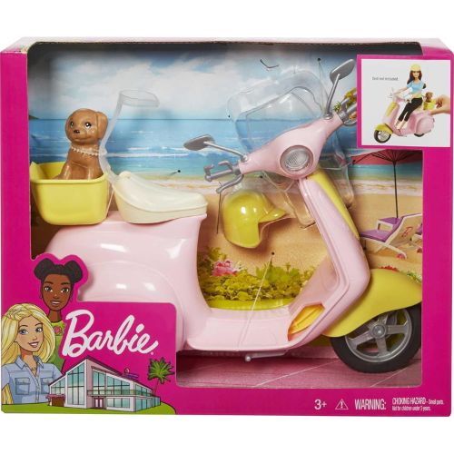 Barbie Scooter e Cagnolino: Divertimento su Due Ruote