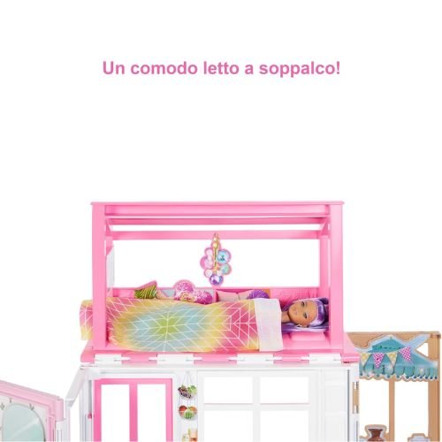 Casa Barbie Arredata con Cucina, Accessori e Animali