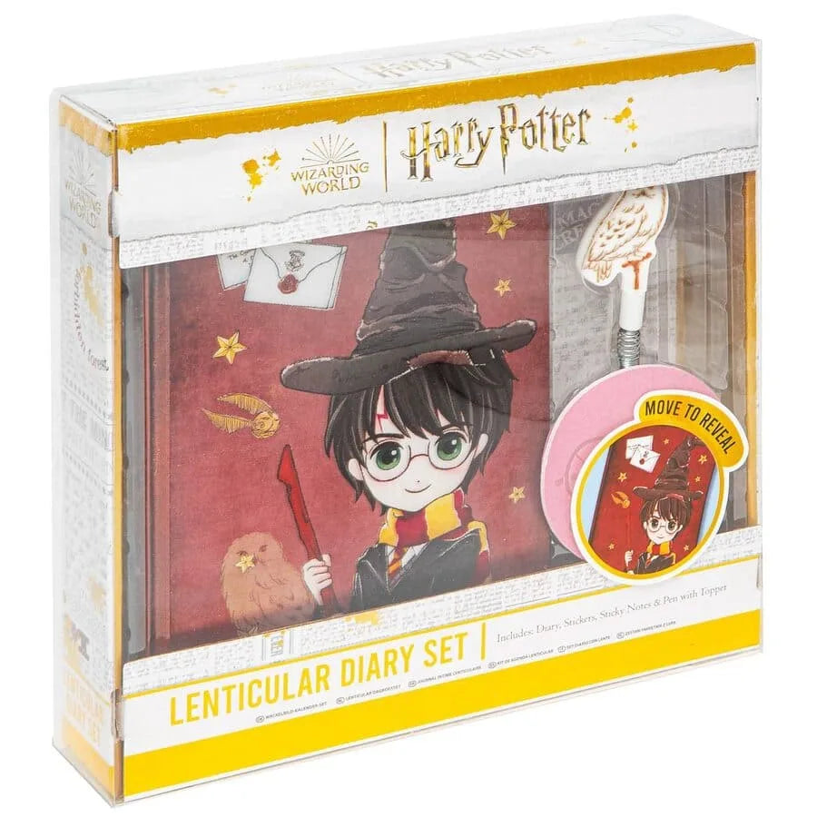 Harry Potter - Set diario lenticolare - Giocheria | 25.5cm x 25.5cm x 5.4cm