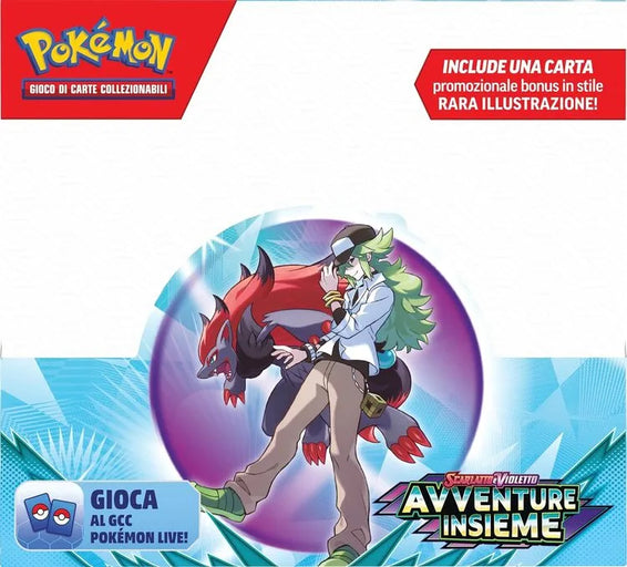 Booster box Avventure Insieme - Pokémon TCG | 13,5cm x 7cm x 12cm