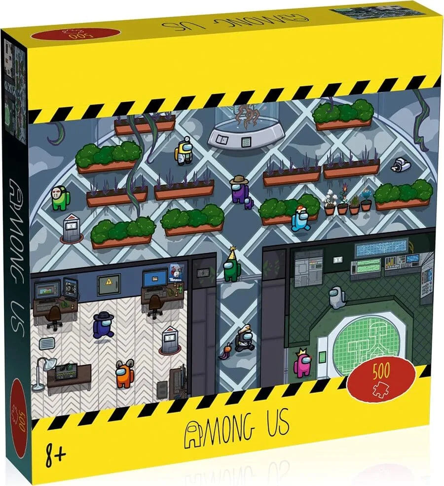 Among Us Puzzle 500 pezzi – Winning Moves – Edizione Italiana | 27cm x 27cm x 5cm