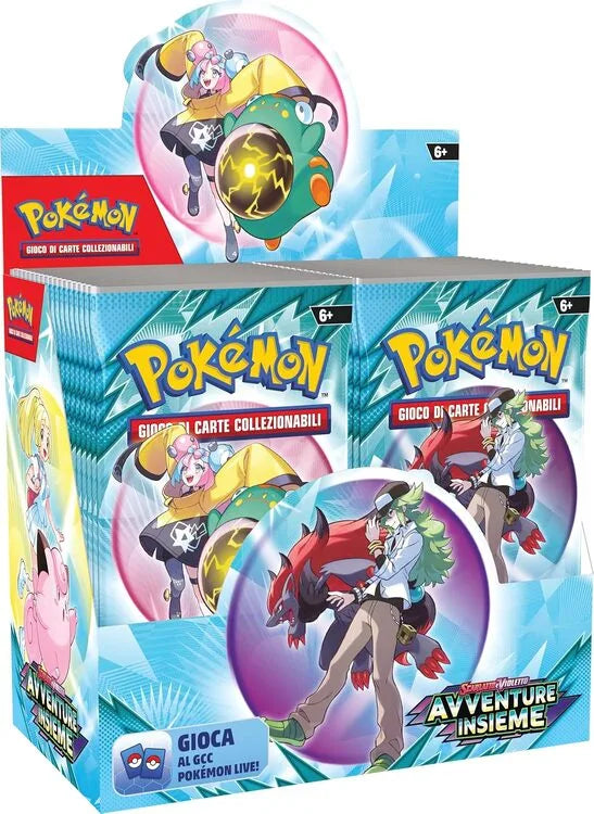 Booster box Avventure Insieme - Pokémon TCG | 13,5cm x 7cm x 12cm