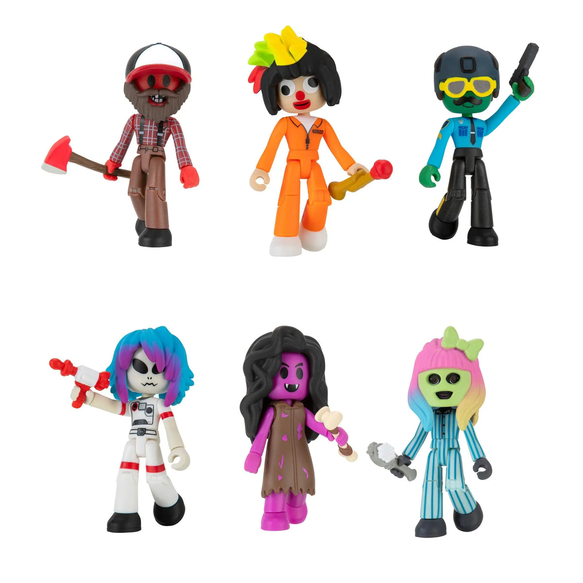 Brookhaven Most Wanted - set 6 personaggi - Jazwares | 25cm x 6cm x 22cm