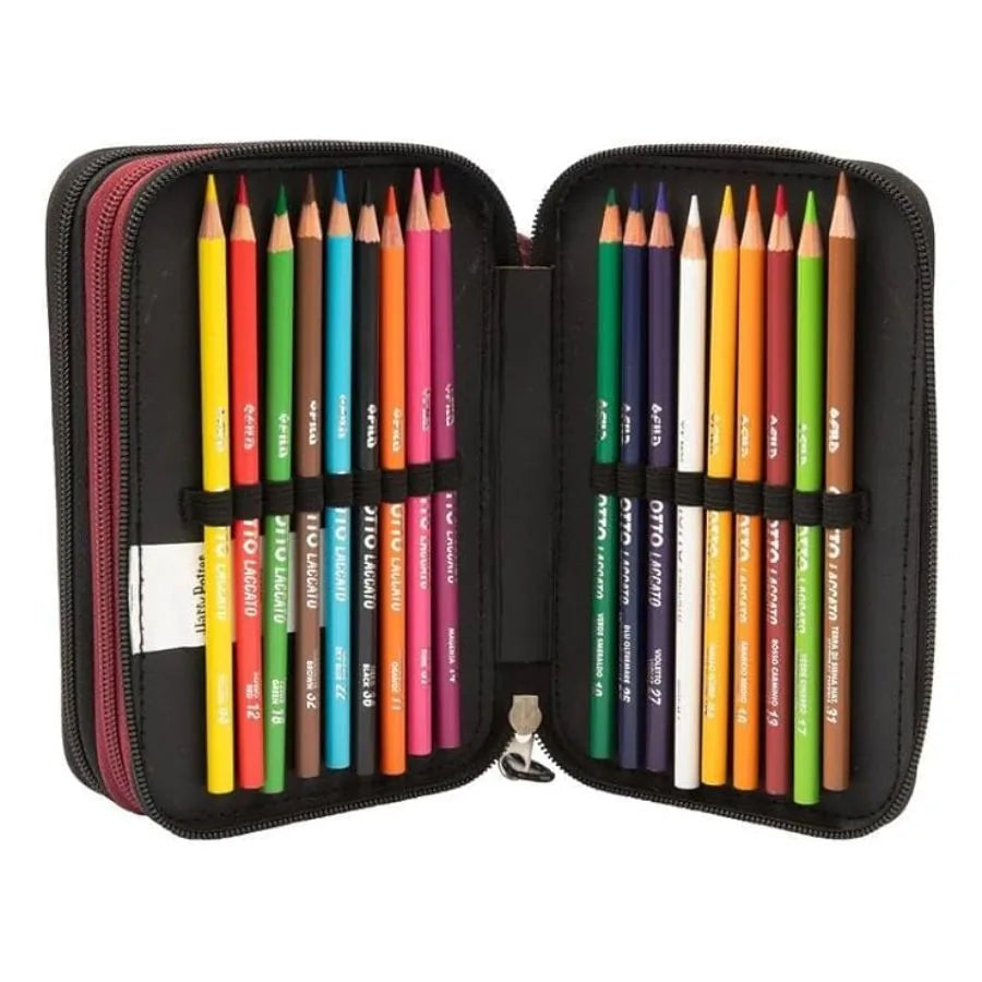 Astuccio 3 Zip Harry Potter – 3 Scomparti Accessoriati - Giochi Preziosi | 13cm x 6cm x 20cm