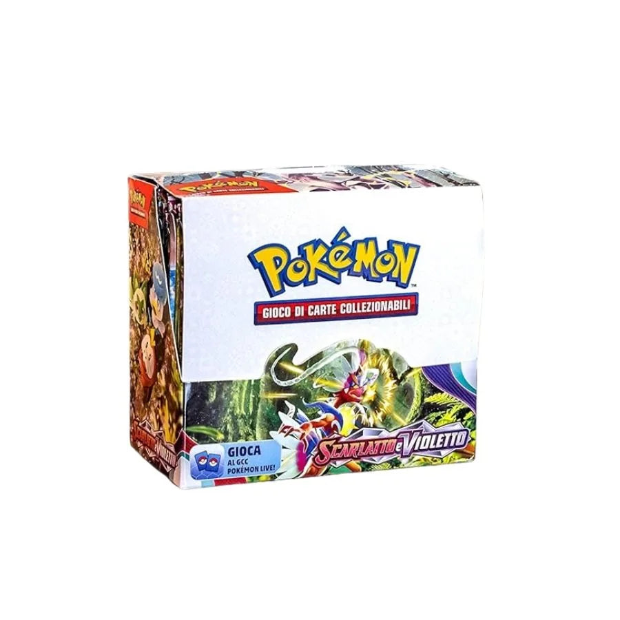 Booster Box Scarlatto e Violetto - Pokémon TCG | 13,5cm x 7,5cm x 12cm