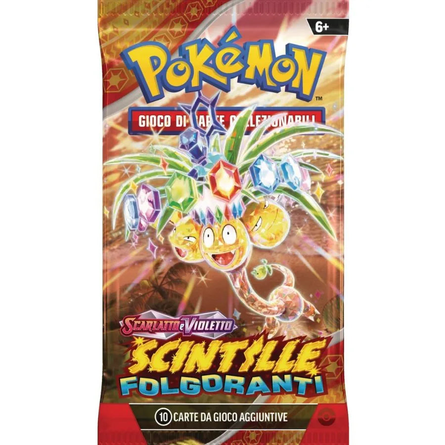 Booster Box Scintille Folgoranti - Pokémon TCG | 13,5cm x 7,5cm x 12cm