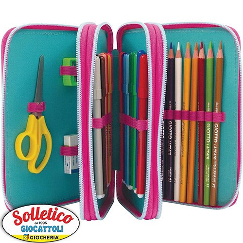 Astuccio 3 Zip Pandastic - GoPop: Il compagno di avventure perfetto per la tua scuola!
