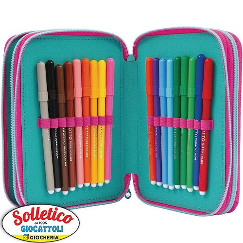 Astuccio 3 Zip Pandastic - GoPop: Il compagno di avventure perfetto per la tua scuola!