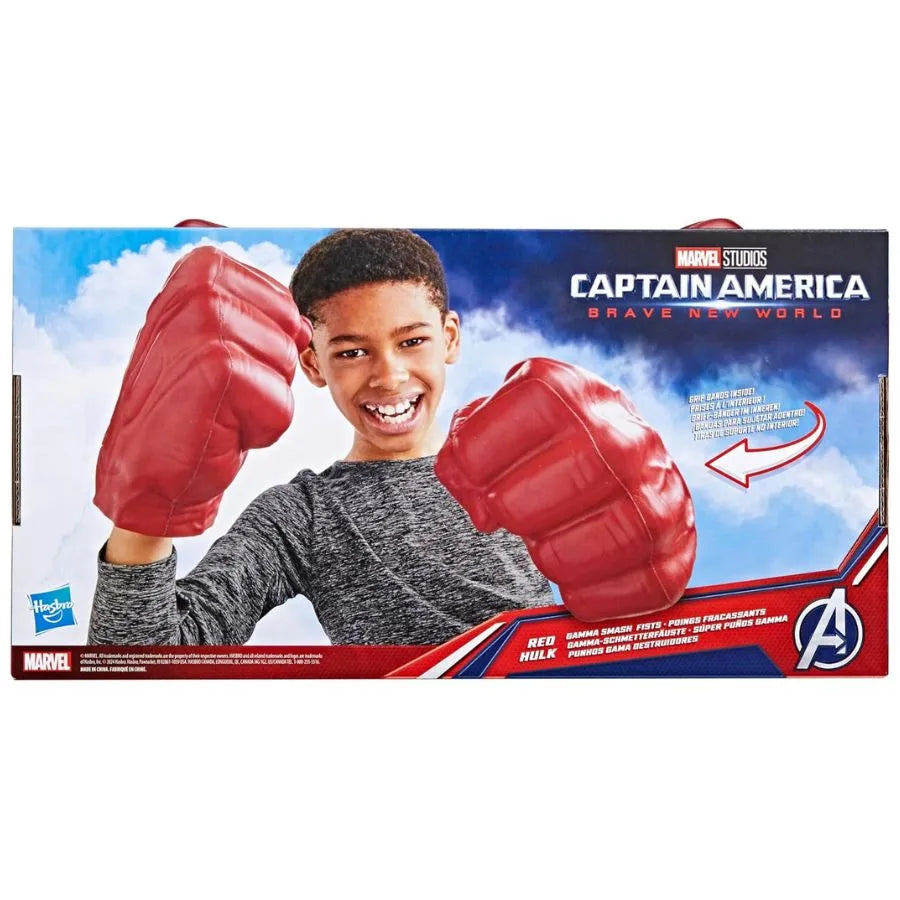 Guanti Red Hulk – Marvel Captain America Brave New World - Hasbro | 17cm x 12cm x 19cm