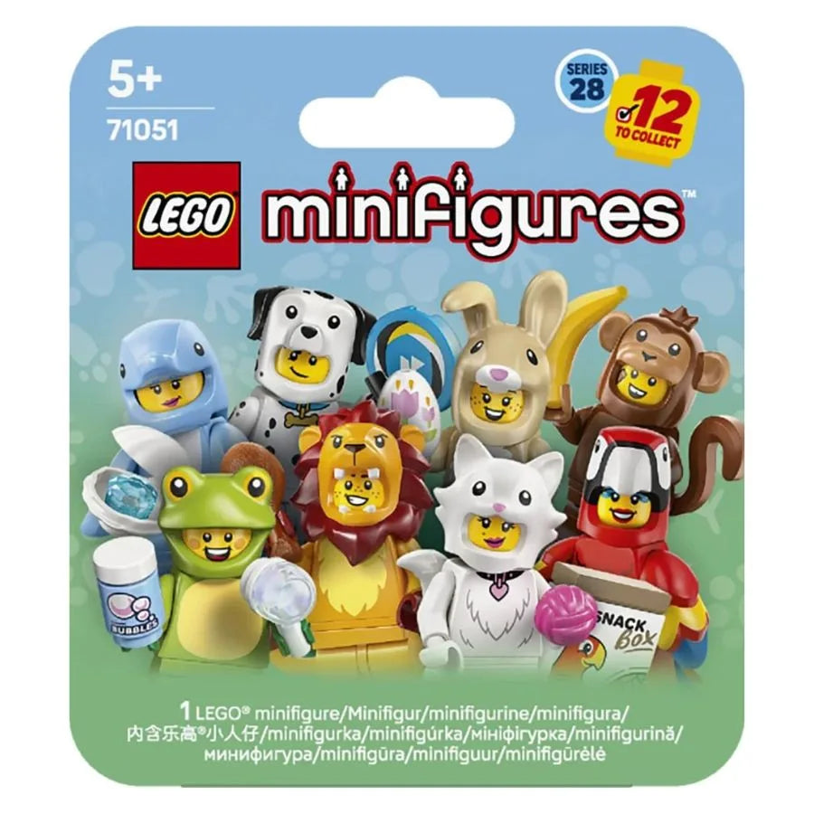 LEGO Minifigures Serie Animali 28 – Personaggio Mistery Box – LEGO 71051 | 9,5cm x 3cm x 10,5cm