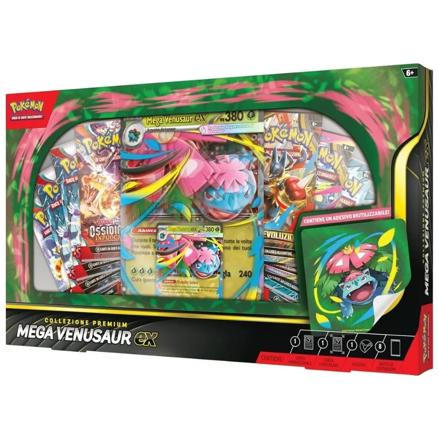 Mega Venusaur ex Premium Collection - Pokémon TCG | 38,5cm x 4cm x 23cm