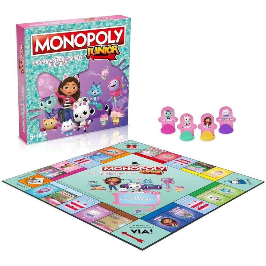 Monopoly Junior Gabby's Doll House - Winning Moves | 27cm x 4cm x 27cm