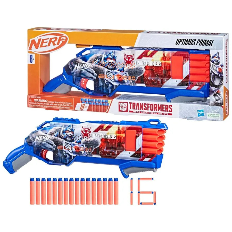 Nerf Transformers Optimus Primal - Dart Blaster - Hasbro | 50cm x 6,5cm x 20cm