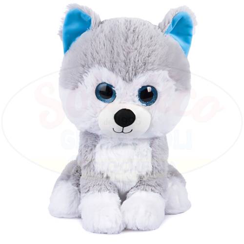 Peluche Husky 40 cm | Compagno di Gioco Affettuoso e Educativo per Bambini