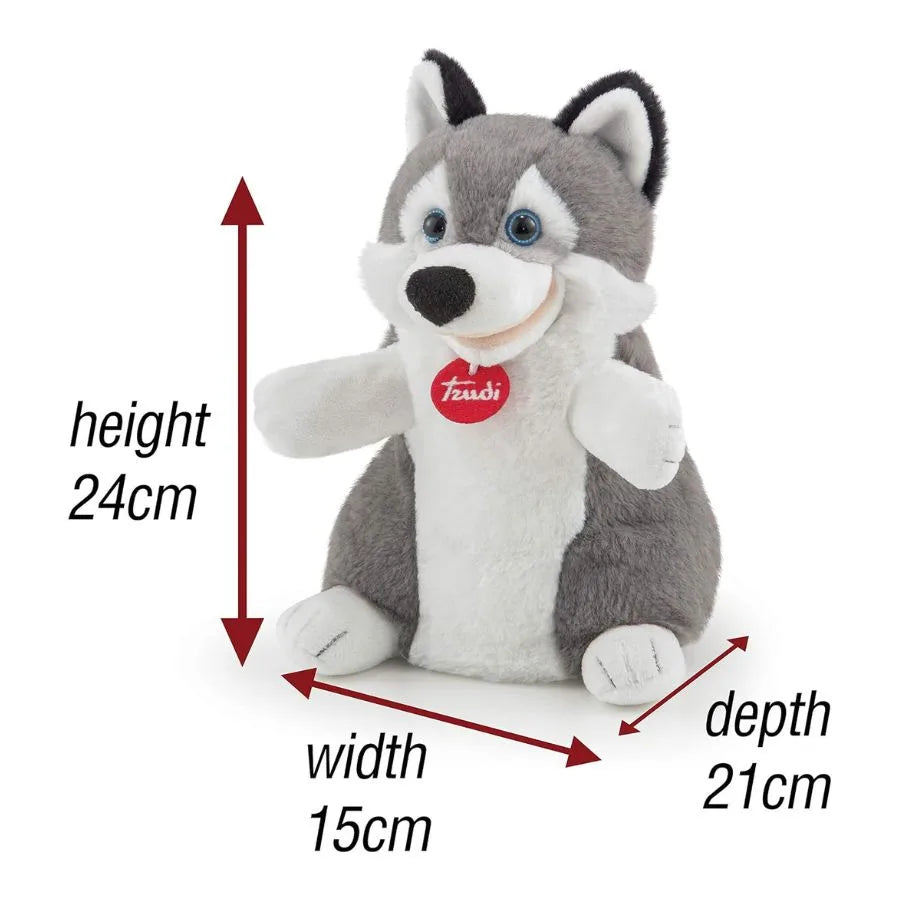 Peluche Marionetta Husky – Trudi | 15cm x 21cm x 24cm