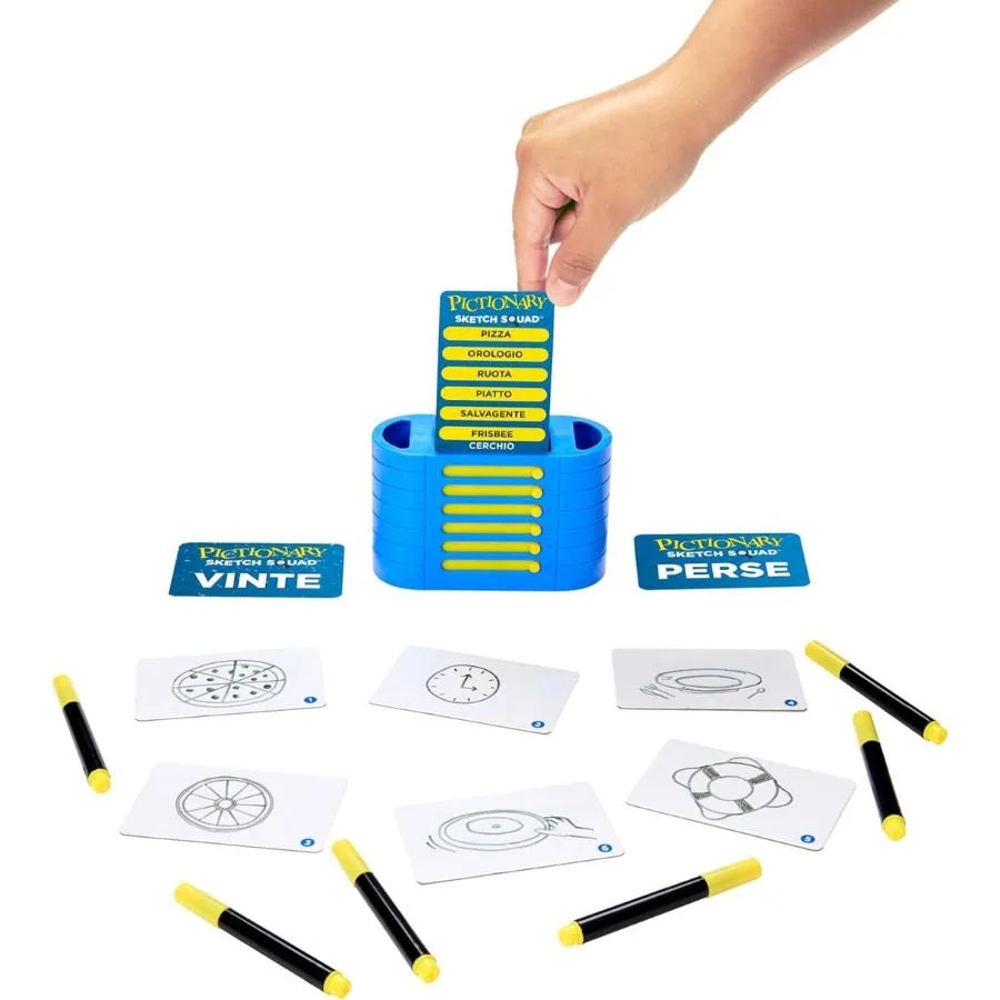Pictionary Sketch Squad – Gioco da tavolo - Mattel Games | 20cm x 6cm x 27cm