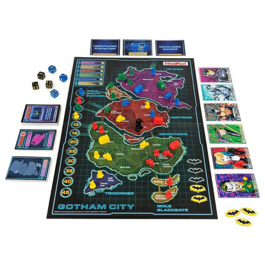 Risiko Batman - La caduta di Gotham City - Spin Master Games | 40cm x 6,5cm x 26,5cm