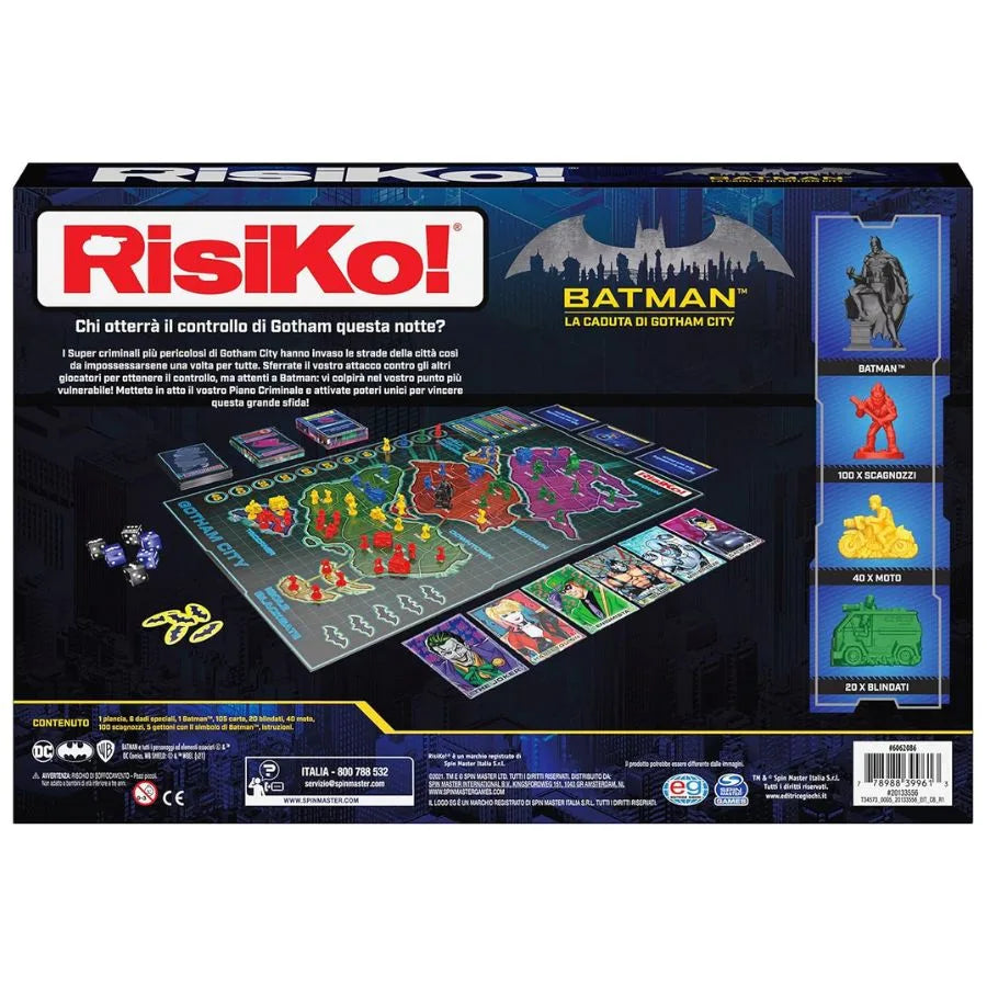 Risiko Batman - La caduta di Gotham City - Spin Master Games | 40cm x 6,5cm x 26,5cm