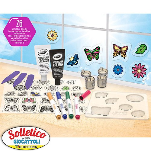 Crayola Creations - Suncatcher Creator: Libera la Fantasia e Crea Acchiappasole Colorati!