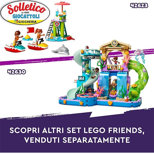 LEGO Friends - Bancarella dei Frullati sulla Spiaggia (42625): Avventure estive in miniatura!