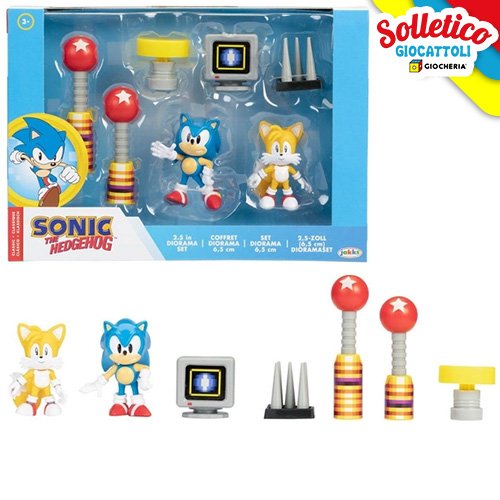 Set Diorama (6,5 cm) - Sonic The Hedgehog: Jakks Pacific