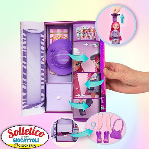 Cry Babies BFF Serie 1: Scopri Katie, la Bambola alla Moda con 9 Sorprese